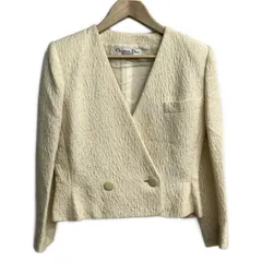 DIOR/ChristianDior(ディオール/クリスチャンディオール) ジャケット レディース  アイボリー 長袖/ラメ/春/秋のサムネイル