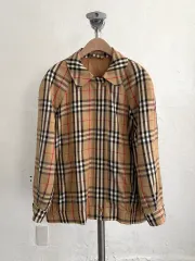 BURBERRY バーバリー コットン ノヴァチェック ハリントン ジャケット