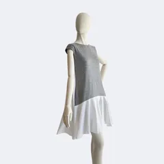 FOXEY NEW YORK フォクシー ワンピース グレー ホワイト フレアのサムネイル