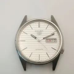 【稼働 良品】0425-2 SEIKO5 セイコーファイブ 7009-3060 メンズ腕時計 自動巻き フェイスのみ デイデイト