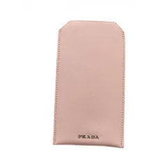 プラダ PRADA 89487 携帯ケース マルチケース レザー ロゴ ピンク ■GY18 /MQ ■OH