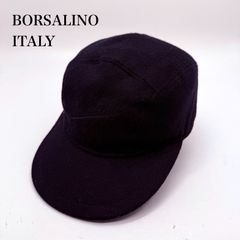 ♂新品・ダメージ加工キャップ【Borsalino】イタリア製 青灰 - メルカリ