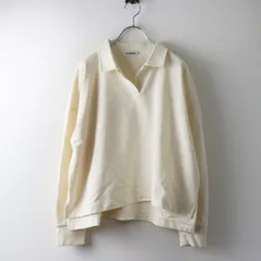 極美品 ゴールデンベア Golden Bear スキッパーカットソー M＼アイボリー Tシャツ コットン ワイド 裏毛【2400014939859】