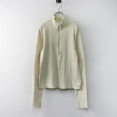 ヘルスニット Healthknit クラシックフライス　ハーフジップハイネック　長袖Tシャツ M アイボリー／トップス スウェット【2400014934014】のサムネイル