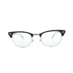 レイバン RAY BAN クラブマスター オプティクス 眼鏡 めがね 度入り ハーフリム RB5154 2000 51□21-145 黒 ブラック ■GY18 /MQ