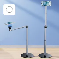 ライブ配信 スマホスタンド マグネット対応 卓上 スマホホルダー マグネット スタンド 自由回転可能 横/縦置き 携帯ホルダー 撮影/動画配信 高度調整可能 角度調整 iphone/Androidに対応 片手操作 滑り止め 落下防止 両手解放 コンパ 国内発送