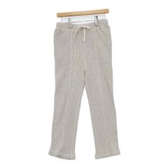 Que? コットンリネン フラワープリント ギャザー ブラウス シャツ オフホワイト グリーン レディース クエ【中古】6-0411M∞ Que? コットンリネン フラワープリント ギャザー ブラウス シャツ オフ