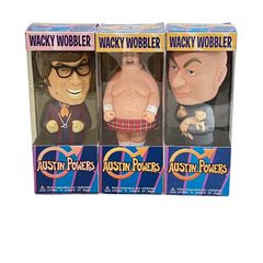 FUNKO WACKY WOBBLER Austin Powers Figure Hobby Interior Funko 3-piece set Used C11151388