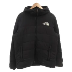 ザノースフェイス THE NORTH FACE トランゴパーカー Trango Parka 中綿ジャケット フード ジップアップ ロゴ刺繍 ナイロン XL 黒 ブラック NY81831 /GV ■GY17