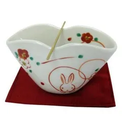 薫寿堂 美濃焼 うずまき型専用香立 花兎 3204
