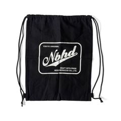 美品】neighborhood drawstring ショルダー bag 黒 - メルカリ