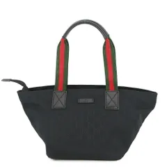 グッチ トートバッグ シェリーライン GGキャンバス 131228 GUCCI ハンドバッグ ミニトート 黒