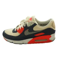 ナイキ NIKE × DENHAM エアマックス90 インフラレッド AIR MAX 90 INFRARED スニーカー デニム US10.8 28.5cm マルチカラー アイボリー 紺 ネイビー cu1646 400 /SS ■OS ■GY01
