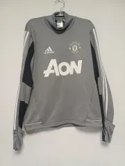 95 アディダス 17/18 マンチェスター ユナイテッド トレーニングウエア トップス AON スポンサー
