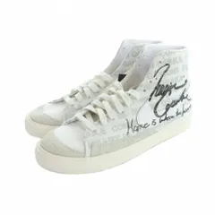 ナイキ NIKE DA5383-100 20AW コムデギャルソンオム タグ付き 大坂なおみ ハイカットスニーカー シューズ 靴 ロゴ キャンバス レザー 29cm 白 ホワイト ■GY50 /MQ