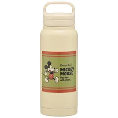 【新品】 スケーター(Skater) 保温 保冷 ステンレス マグボトル 500ml スクリューハンドル付 ディズニー ミッキーマウス STSC5-A 0