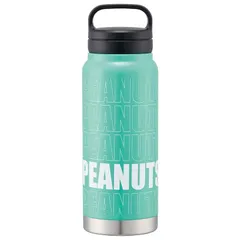 【新品】 スケーター(Skater) 保温 保冷 ステンレス マグボトル 500ml スクリューハンドル付 スヌーピー ネオングリーン STSC5-A 1