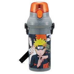 [신품] 스케이터(Skater) 수통 어린이용 직음 480ml 플라스틱 원터치 식세기 대응 일본제 NARUTO 소년 PSB5SANAG-A 1
