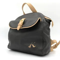 キタムラ Kitamura リュック レザー ブラウン 茶色 美品 シボ革 2wayのサムネイル