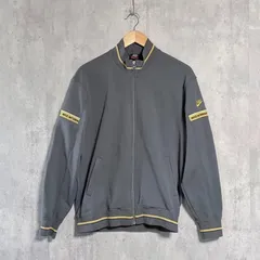 激レア 70s 80s 日本製 NIKE トラックジャケット ジャージ L グレー イエロー オレンジタグ ヴィンテージ ビンテージ ナイキ インターナショナル 復刻なし 当時物 希少デザイン ストリート スポーツミックス y2k 雰囲気抜群 完売品