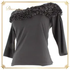 社交ダンス 衣装 Leirena レイリーナ トップス カットソー レッスンウェア ブラック系 練習着 黒 フォーマル フリル レース スタンダード 無地 シンプル 上品 気品 きれいめ シック レディース 袖あり オールシーズン ソシアルダンス 伸縮性 あり