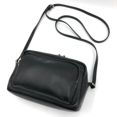 希少✨アニエスベー アンジェル カメラバッグ ショルダーバッグ レザー 牛革 黒 すぐ届く！angele ミニショルダーバッグ カメラバッグ (Agnes b
