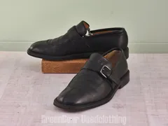 E658 イタリア製 Salvatore Ferragamo ビンテージ ドレスシューズ 黒 メンズ 8EE 26cm