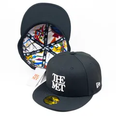 【ニューエラ正規品・新品】ニューエラ New Era® NEW ERA® 帽子 キャップ 59FIFTY The Met ライニングプリント ブラック(商品番号：15132681)