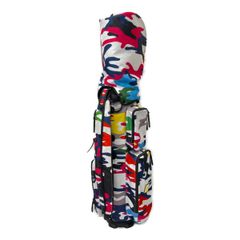 Loudmouth ゴルフ スタンドキャディバッグ 貴重なブロックラッシュ
