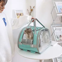 ペットバッグ  ペットキャリーバッグ 猫 小型犬用 リュックサック  手提げ 2way 大容量  通気 外出用 ペット用品 犬用 キャリーバッグ