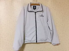 105106 ルコックスポルティフゴルフ　メンズ　ジップアップジャケット　ライトグレー　サイズS