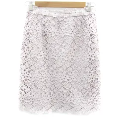 プロポーション ボディドレッシング PROPORTION BODY DRESSING タイトスカート ひざ丈 総レース 3 ピンク /YM8