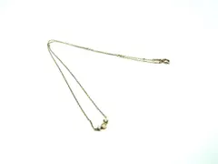 ■美品■ 4℃ ヨンドシー SV925 ラインストーン ネックレス ペンダント アクセサリー レディース ゴールド系 DM8716のサムネイル