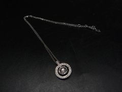 SWAROVSKI ネックレス 大ぶり クリスタル ブラック 黒 希少品 レア 