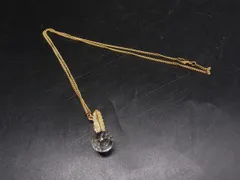 ■美品■ SWAROVSKI スワロフスキー クリスタル ネックレス ペンダント アクセサリー レディース ゴールド系×クリア DM8743