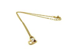 TINY ROSY HEART NECKLACE (ROSY LUCE) - メルカリ
