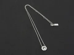■美品■ COACH コーチ ビジュー ネックレス ペンダント アクセサリー レディース シルバー系 DN0426のサムネイル