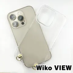 【新品未使用】Wiko VIEW 対応 クリアケース ストラップホルダー 肩掛け 首かけ 斜めがけ 携帯ストラップ zcase-muji-wikoview