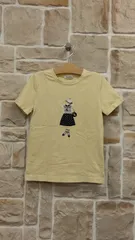 M01　ファミリア子供服　Tシャツ　イエロー