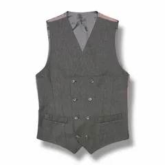 国内正規 DOLCE&GABBANA Black Vest Waistcoat ベスト ジレ ダブル ドルチェアンドガッバーナ G7531T ブラック 44 （9910M）のサムネイル