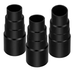 トカリリ 掃除機ホースアダプター 3個セット 集塵機 継手 変換 コネクター 切断可 25-42mm対応 PVC製 掃除機付属品 (４段タイプ, 3, 個) [４段タイプ] [3]