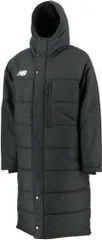 ニューバランス New Balance サッカー パデットロングコート アウター ジャケット 上着 ベンチコート グラコン ウェア メンズ 男性 防寒 ロゴ ワンポイント 冬 練習 トレーニング 移動 部活動  JMJF1424 BK ブラックのサムネイル