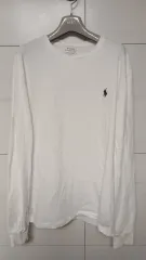 ポロラルフローレン メンズ 白 Tシャツ S 170/92A クリーニング済