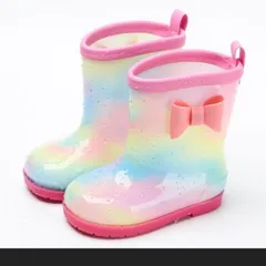 キッズレインブーツ 海  雨 雪 通園 通学 遊び キッズ 女の子 かわいい 歩きやすい 履きやすい 滑りにくい