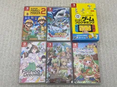 ◆ファッションドリーマー0013819821 ルーンファクトリー40012956184 プリティ・プリンセス0013747313 スーパーマリオメーカー20012958721 釣りスピリッツ0012956187 ゲームプログラミング  Switchソフト　６点