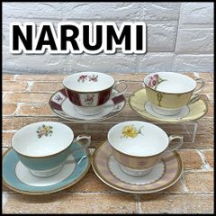稀少！！昭和レトロ NARUMI カップ＆ソーサー 3客セット C−2346