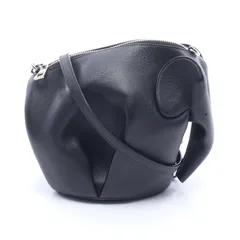 ロエベ LOEWE ショルダーバッグ エレファント ミニバッグ 199.30 ブラック レザー エレファント バッグ ミニ レディース Used Aのサムネイル