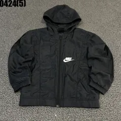 ナイキ キッズ ブラック WHO フード ウィンドブレーカー ジャケットm 0424