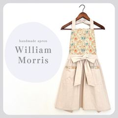 ハンドメイドMorris & Co. バックリボンエプロンワンピース - メルカリ