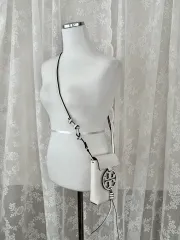 トリーバーチ ミラー フォン クロスボディーバッグ アイボリー